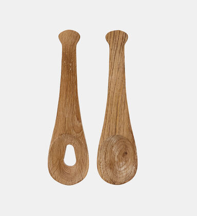 Nature Oak Salad Servers 2-piece Set