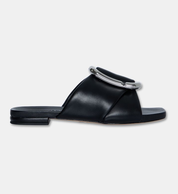 Marc Jacobs Leather Ring-detail Slide Sandals, Packshot View