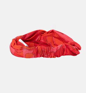 Abstract-print Knotted Headband