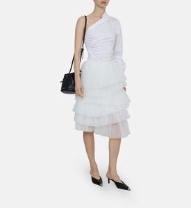 تنورة بطبقات تول