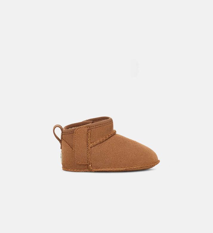 Flexible Suede-wrapped Sole Mini Boots