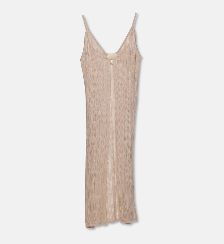 Baobab Clarissa Pointelle Knit Swim Top, Ivory, L, Packshot View