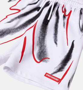 Black Shadows Printed Shorts