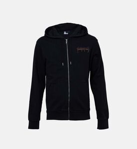 Zip Fastening Hooded Sweatshirt Zip Fastening Hooded Sweatshirt