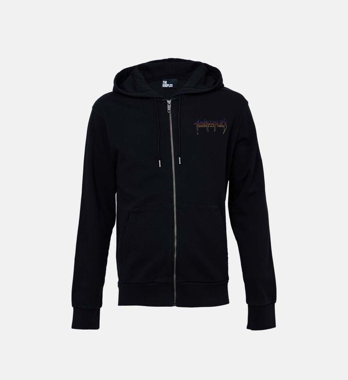 Zip Fastening Hooded Sweatshirt Zip Fastening Hooded Sweatshirt