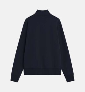 Fox-embroidery Long-sleeve Sweatshirt