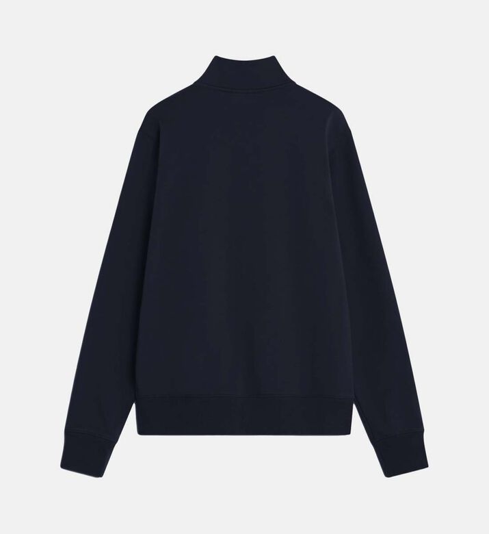 Fox-embroidery Long-sleeve Sweatshirt