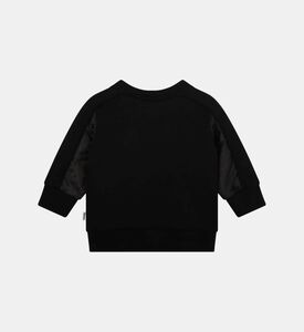 سترة قطنية برقبة دائرية