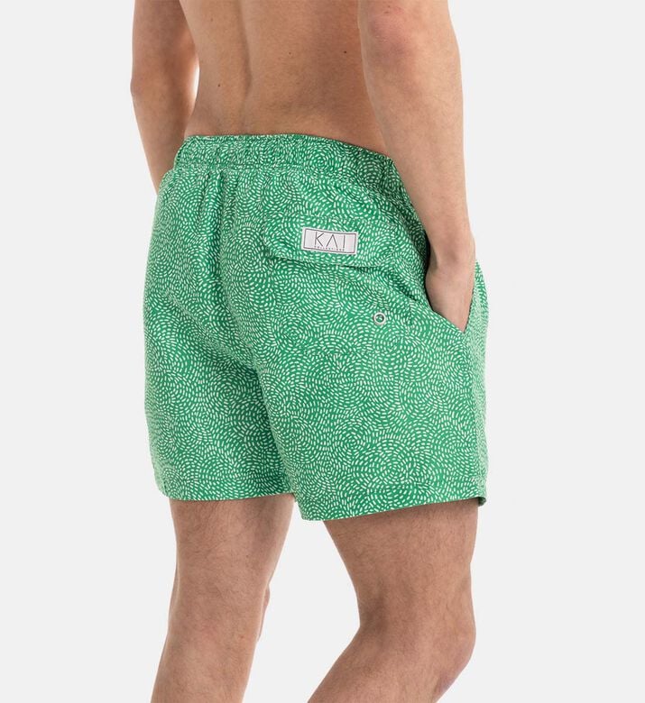 Green Spiral Swim Shorts Green Spiral Swim Shorts