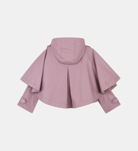 Hooded Long-sleeve Cropped Jacket