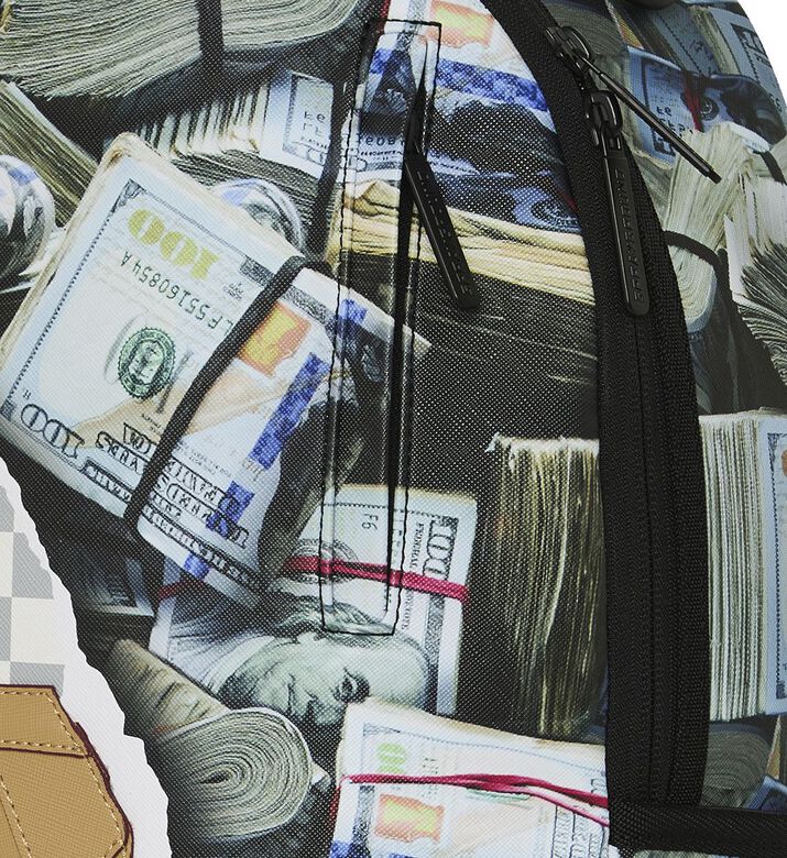 Sprayground Backpack Dlxsv Cream Check, Packshot View