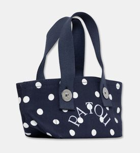Patou Polka-dot Embroidered Logo Tote Bag, Packshot View