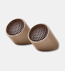 Lexon Design Ray Magnetic Bluetooth Speakers, Gold, Packshot View