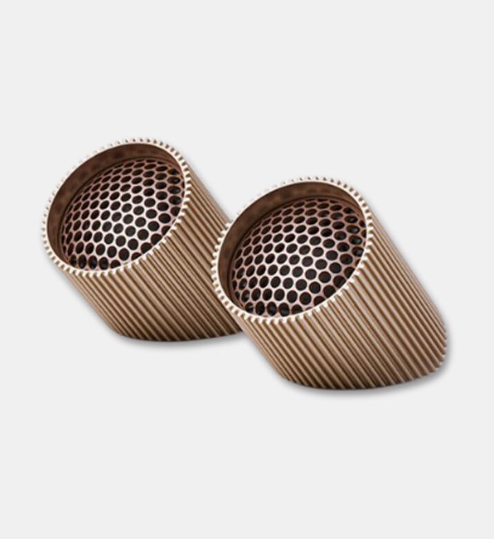 Lexon Design Ray Magnetic Bluetooth Speakers, Gold, Packshot View