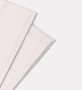 Philipp Plein Cotton Stripe Pattern Bed Set, White, 260x240-cm, Packshot View