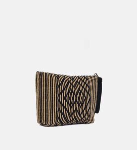 حقيبة يد قطنية متوسطة الطول