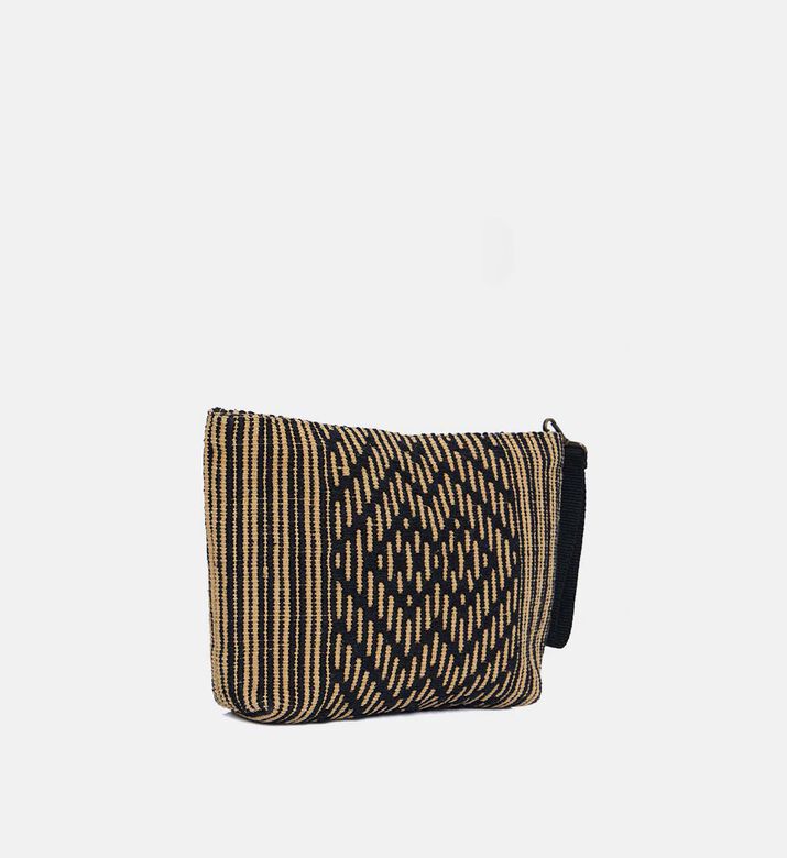 حقيبة يد قطنية متوسطة الطول