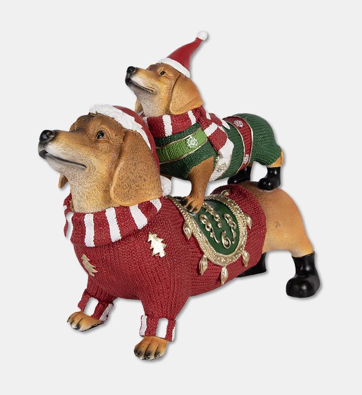 Clayre & Eef Two Dogs Decoration, Packshot View