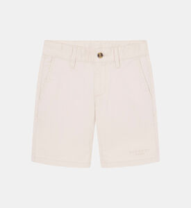 شورت قطن تشينو بشعار على الساق