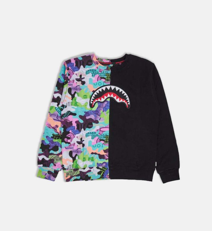 Camo 100 Split Sweatshirt