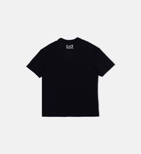 Cotton Logo-patch Crewneck T-shirt Cotton Logo-patch Crewneck T-shirt
