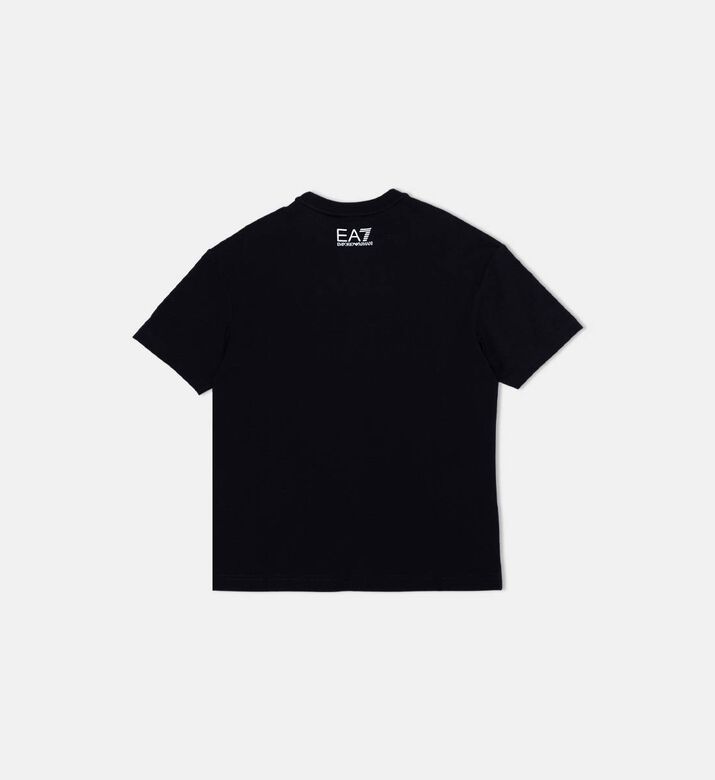 Cotton Logo-patch Crewneck T-shirt Cotton Logo-patch Crewneck T-shirt