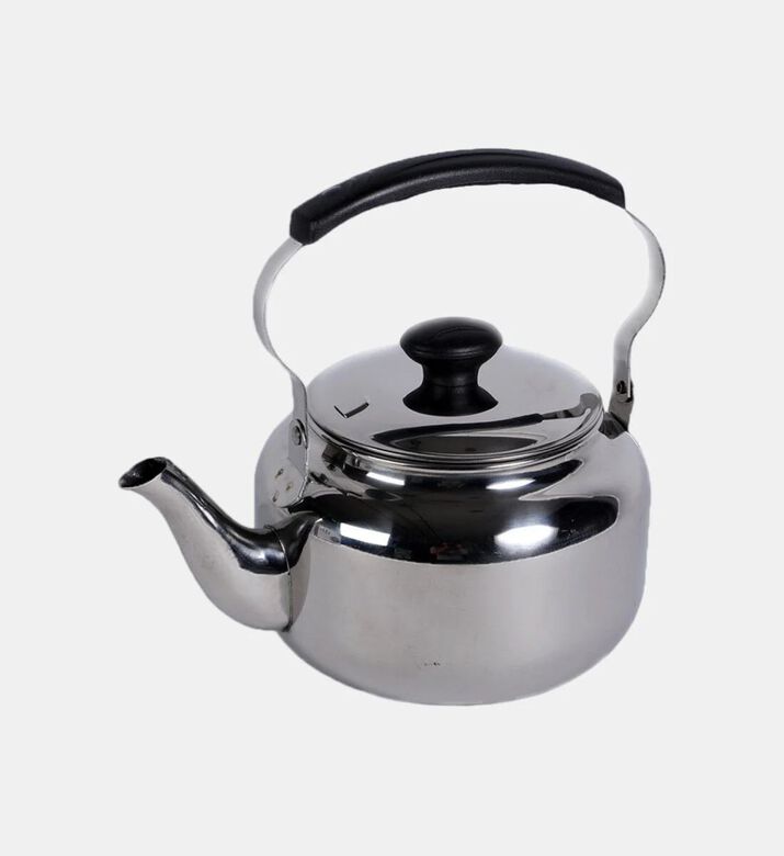 Home Deco and More Florence Stainless Steel Kettle, Silver, 2-l, Packshot View