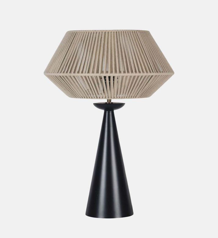 Home Deco and More Machaal Jute Shade Table Lamp, Packshot View