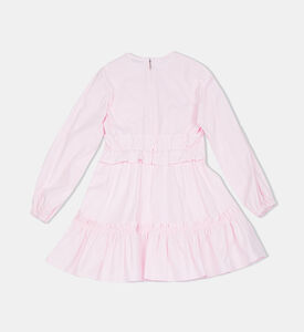 فستان قطن مكشكش بلوغو