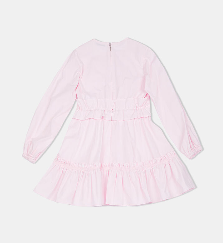 فستان قطن مكشكش بلوغو