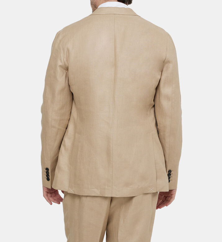 سترة بليزر نصف مبطنة بتصميم مقسم