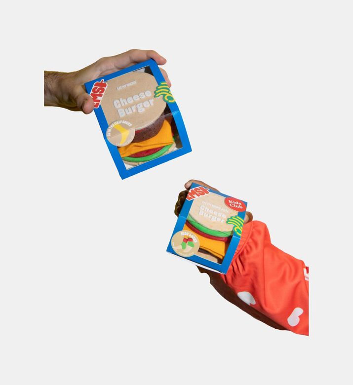 Cheese Burger-inspired Socks