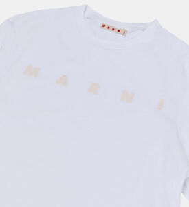 Cotton Contrasted Logo-print T-shirt