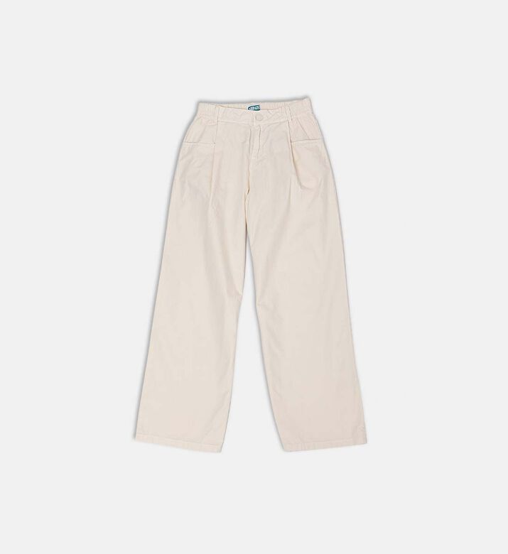 Cotton Elastic Waistband Pants