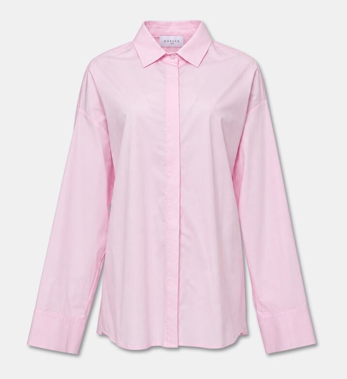 Gaelle Shirt Logo, Pink, 46, Packshot View