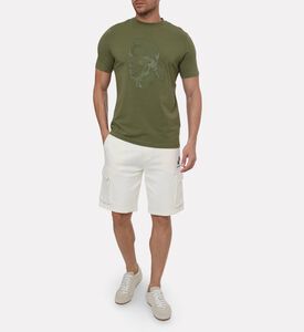 Karl Lagerfeld Jersey Cotton Printed T-shirt, Model View