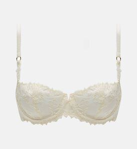 Chantelle Regular-fit Lace Demi Bra, Ivory, 95, E, Packshot View