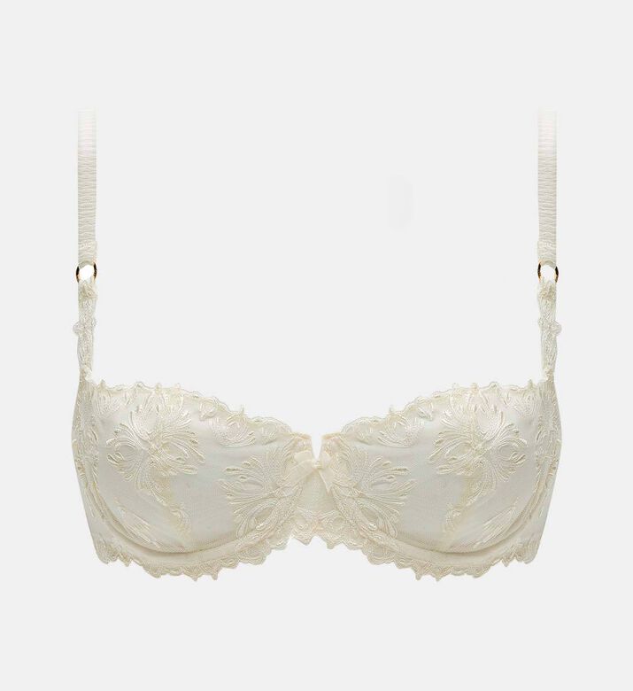 Chantelle Regular-fit Lace Demi Bra, Ivory, 95, E, Packshot View