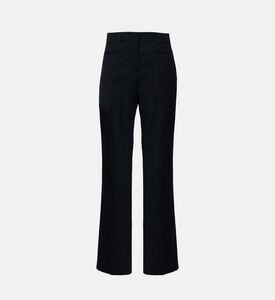 Crepe Tailored-fit Trousers