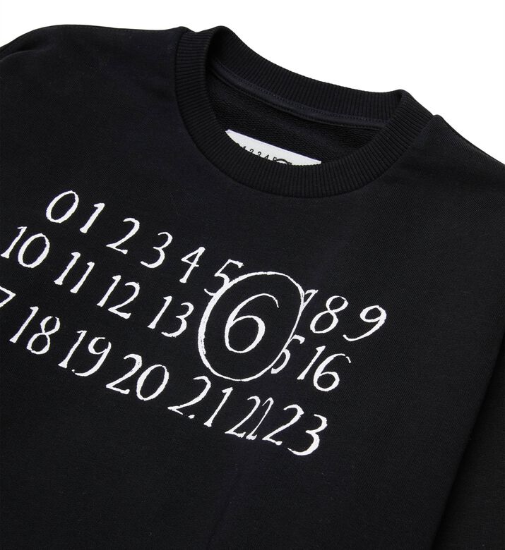MM6 Numeric Logo-print Sweatshirt, Packshot View