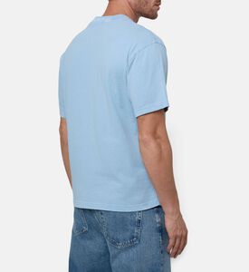 Axel Arigato Tonal Cursive Logo-embroidery T-shirt, Model View