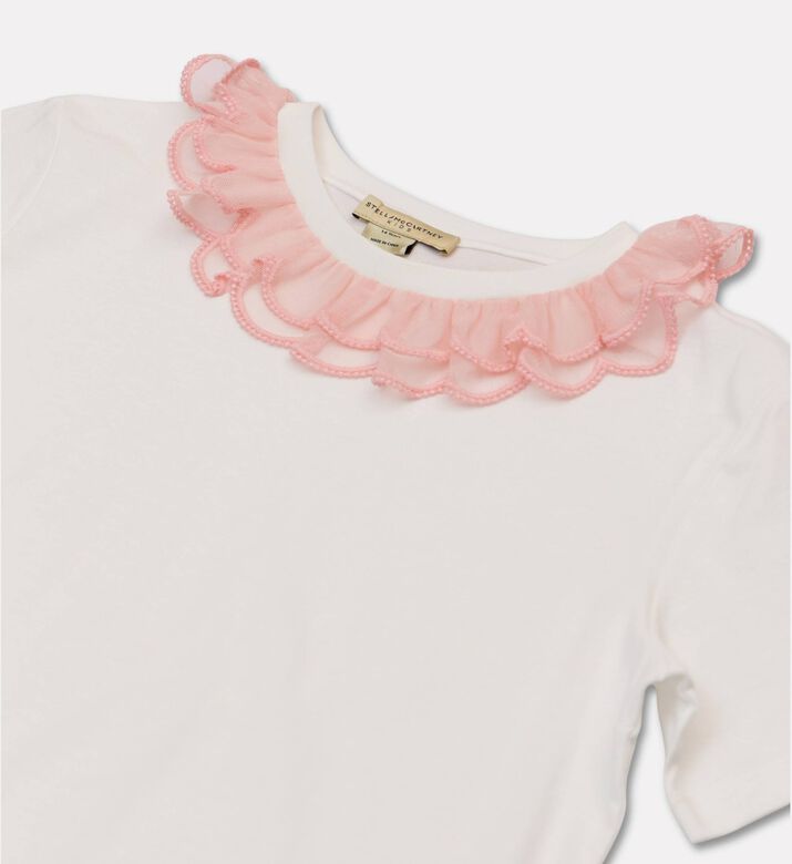 Stella McCartney Tulle Ruffled Collar Top, Packshot View