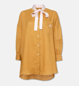 Marni Logo-embroidery Long-sleeve Shirt, Packshot View