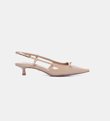 Patent Leather Slingback Pumps