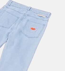 Button Closure Regular-fit Denim Pants