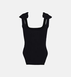 Shoulder Pads Knit Tank