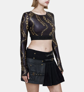 قميص قصير بنقوش