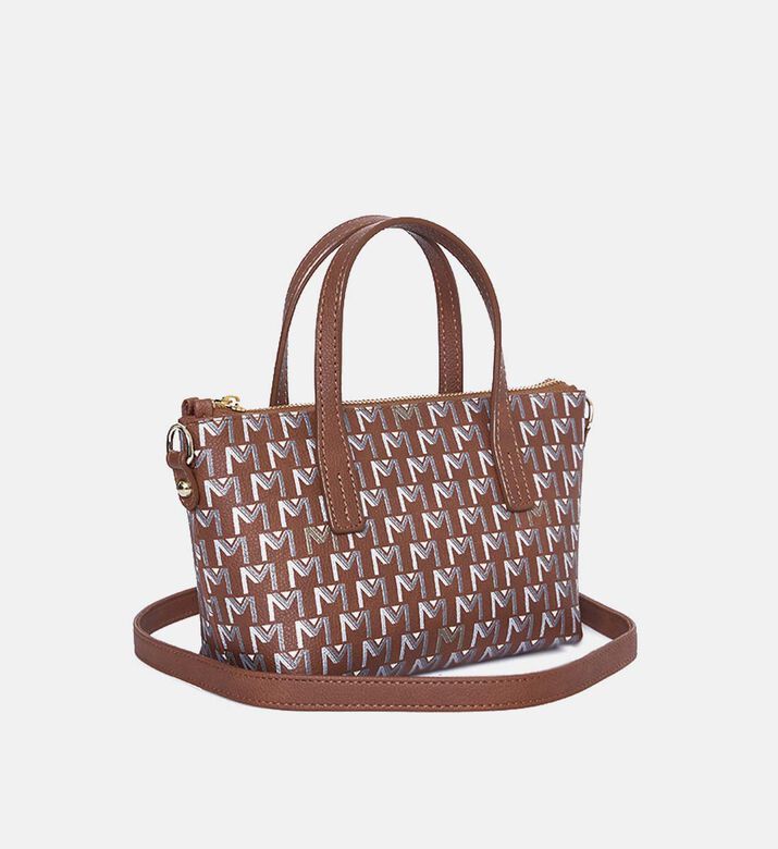 حقيبة يد صغيرة بطبعة لوغو الماركة