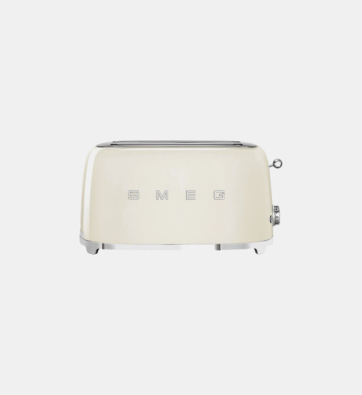 Smeg 50s Style 4-slice Toaster, Cream, Packshot View