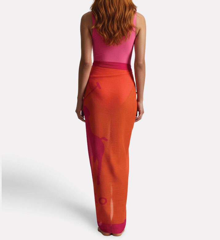 Polo by Ralph Lauren Coverup Bottoms, Orange, Model View